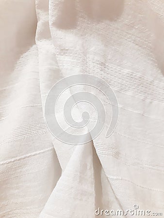 White surface, innocence, purity. Background design, photography. Textile, fabric template, modern Stock Photo