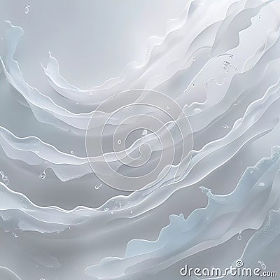 A white swirl of liquid is prominently displayed in the center of the image, creating a dynamic visual effect Stock Photo