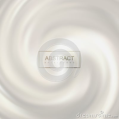 White Swirling Background Vector Illustration