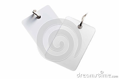 White Tag and Vintage Tag Authentic and Timeless Labels. Generative AI Stock Photo