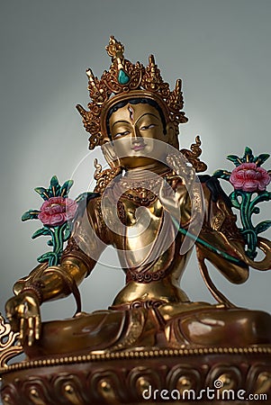 White Tara Stock Photo