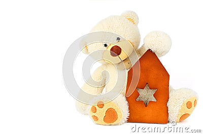 White teddy bear Stock Photo