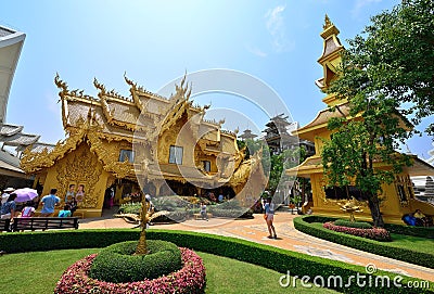 White Temple in Chiang Rai Editorial Stock Photo