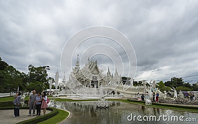 White Temple, Wat Rong Khun, Chiang Rai Editorial Stock Photo