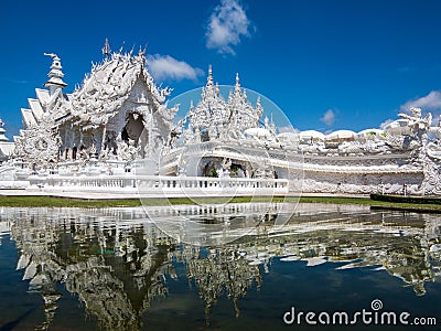 White Temple, Wat Rong Khun, Chiang Rai Editorial Stock Photo