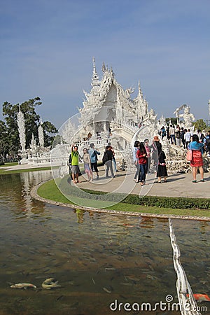 Water, tourism, tourist, attraction, temple, sky, recreation, leisure, tree, hindu, river, travel, plant, tours Editorial Stock Photo