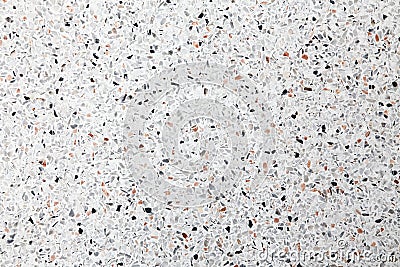 White terrazzo floor background Stock Photo