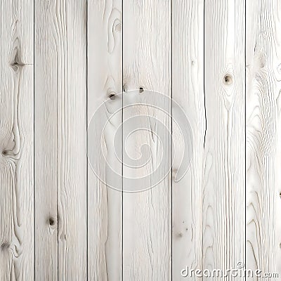 White texture wooden boards background - ai generated image Stock Photo