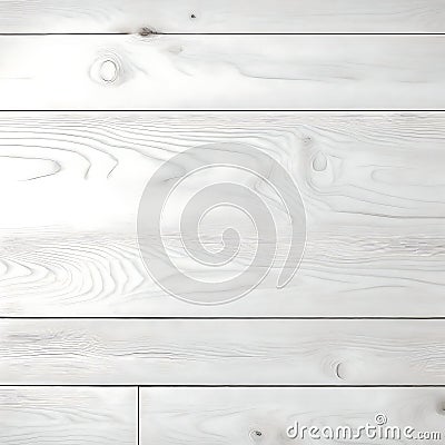 White texture wooden boards background - ai generated image Stock Photo