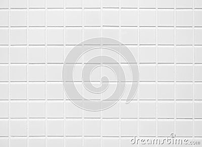 White tile wall Background Bathroom floor texture Stock Photo