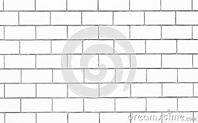 A WHITE TILE WALL Stock Photo