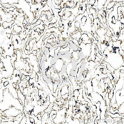 White tonal marbled seamless texture. Irregular pale ink blotch paint effect background. Marble tone on tone minimal Stock Photo