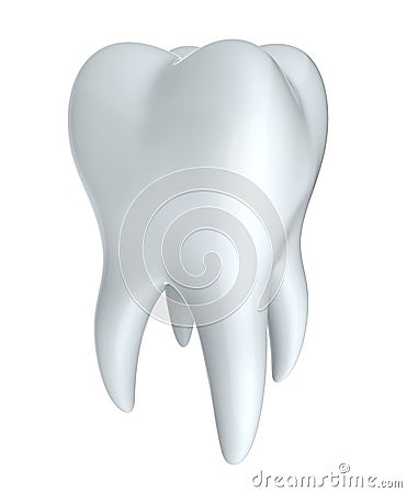 White tooth Stock Photo