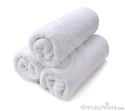 White towel Stock Photo