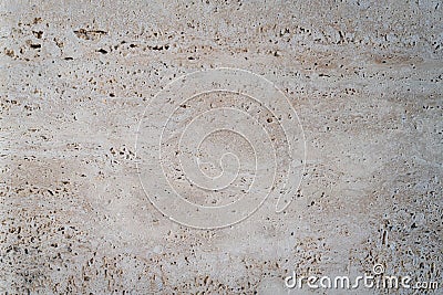 Travertin marble background, natural stone used as a building and decoration material, texture Stock Photo