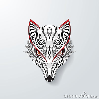 White Tribal Fox Stock Photos Image 35939123