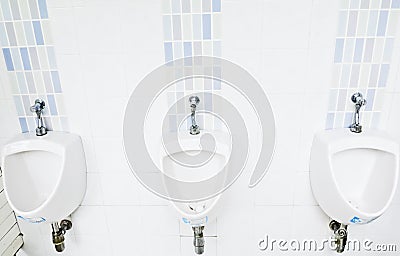 White urinal Stock Photo