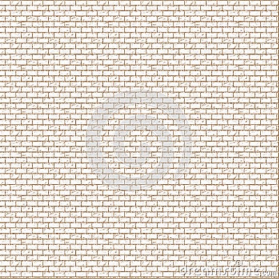 White wall of Bricks Stock Photo