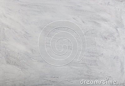 White washed painted textured abstract background with brush strokes in gray and black shades. Stock Photo