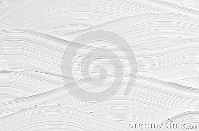 White wave plaster texture. Light modern abstract background. Stock Photo