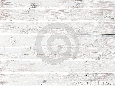 Old white wood background or texture Stock Photo