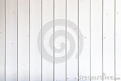 White wood background. White grey painted wooden board wall plank texture background Stock Photo
