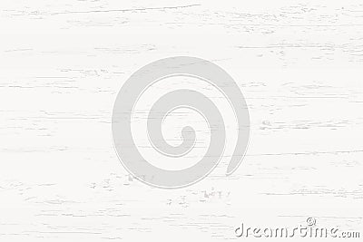 White wood pattern and texture for background. Vector. Vector Illustration