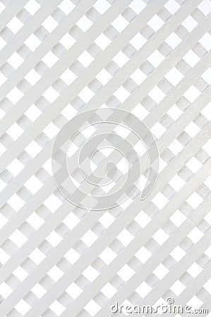 White wooden lattice background Stock Photo