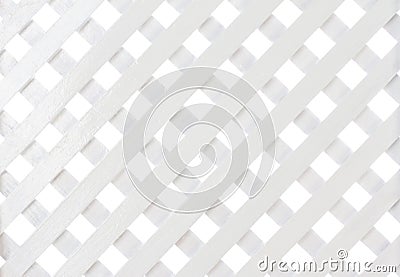 White wooden lattice Stock Photo