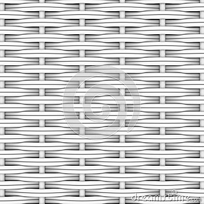 White woven rattan Stock Photo