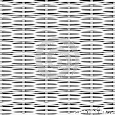 White woven rattan Stock Photo