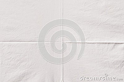 White wrinkled fabric texture Stock Photo