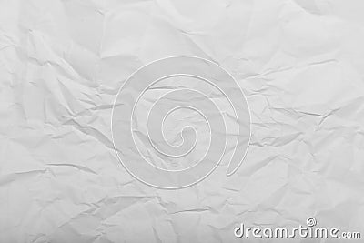 White wrinkled paper, pattern and background Stock Photo