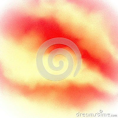White, yellow and red abstract hand drawn blurred background Stock Photo