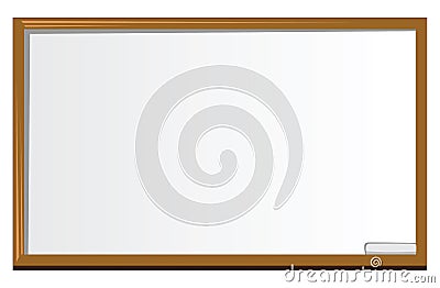 Whiteboard Vector Illustration