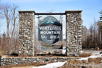 Whiteface Mountain Ski Area, Adirondacks Editorial Stock Photo