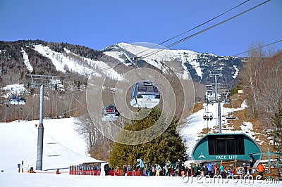 Whiteface Mountain Ski Area, Adirondacks, USA Editorial Stock Photo
