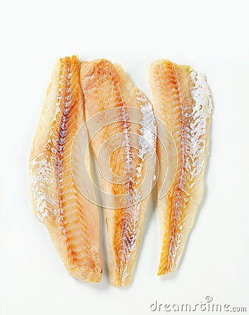 Whitefish fillets Stock Photo