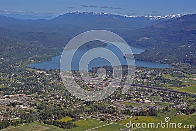 Whitefish Montana USA Stock Photo