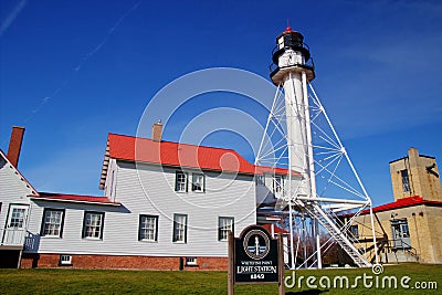 Whitefish Point Light Stock Photo