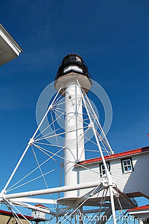 Whitefish Point Lighthouse Stock Photo