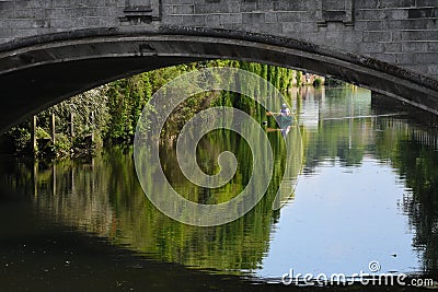 Whitefriars Bridge, River Wensum, Norwich, England Editorial Stock Photo