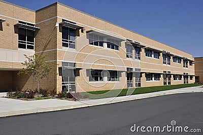 Whitehall Middle School in Pennsylvania Stock Photo