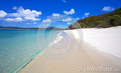 Whitehaven Beach Whitsundays Stock Photo