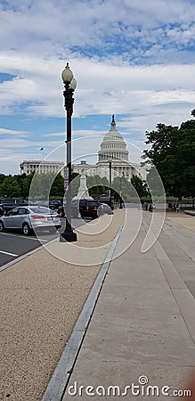 Whitehouse view Washington DC Editorial Stock Photo