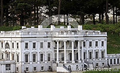 The Whitehouse in Washington DC Stock Photo