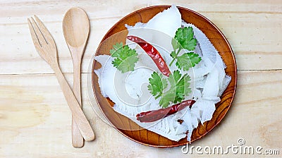 Whiten ox tripe Stock Photo