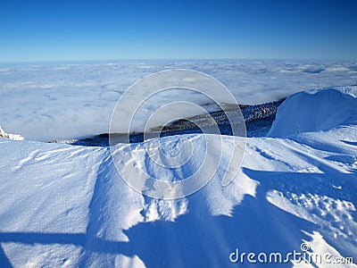 Whiteness in Giant Mountains / Karkonosze Stock Photo