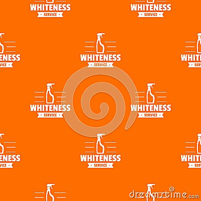 Whiteness service pattern vector orange Vector Illustration