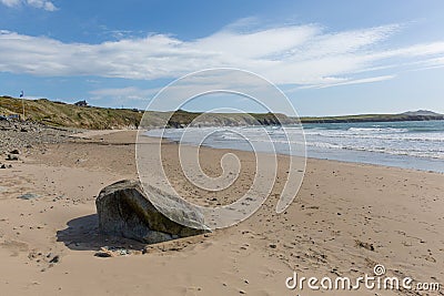 Whitesands Bay beach Pembrokeshire West Wales UK Stock Photo
